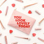 'You Look Lovely Today' Blush Pink Pouch, thumbnail 11 of 11