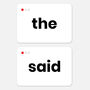 Tricky Words Flashcards For Reception And Year One, thumbnail 2 of 3