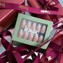 Loste Reusable Press On Nails Gift Set, Perfect Stocking Filler: Runaway Bride, thumbnail 1 of 7