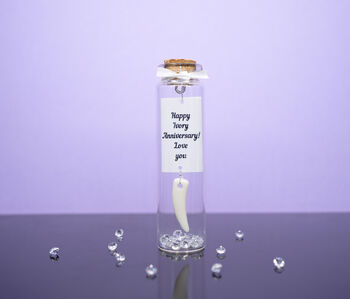 Personalised 14th Ivory Anniversary Small Photo Keepsake Gift, 2 of 2