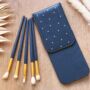 Make Up Brushes In Star Travel Case Gift Five Brush Set, thumbnail 1 of 4