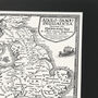 Anglo Saxon Britain Map Hand Drawn Fine Art Print, thumbnail 9 of 12