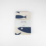 Organic Tea Towel | Fish, thumbnail 3 of 3
