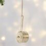 Six Silver Metal Decorations, thumbnail 2 of 7