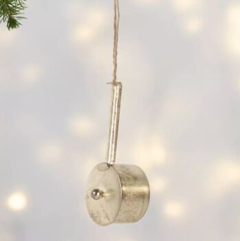 Six Silver Metal Decorations, 2 of 7
