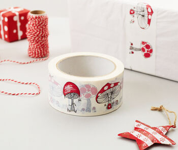 Wrapping Tape Festive Toadstools, 2 of 7