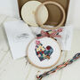 Cross Stitch, Floral Heart Kit, thumbnail 5 of 7