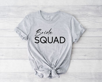 Bride Squad Tshirt In Pink, 2 of 5