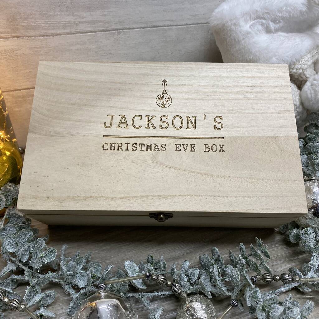 Personalised Artwork Christmas Eve Box Style Two, 1 of 11