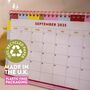 Academic A5 Desk Calendar 2025 2026 | Checks And Stripes, thumbnail 6 of 7