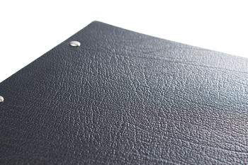 Leather Personalised Post Portfolio Folder Album A4/A3, 6 of 7