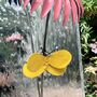 Echinacea And Butterfly Garden Stake Art089, thumbnail 3 of 11