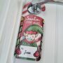 Christmas Santa Stop Here Door Hanger, thumbnail 3 of 3