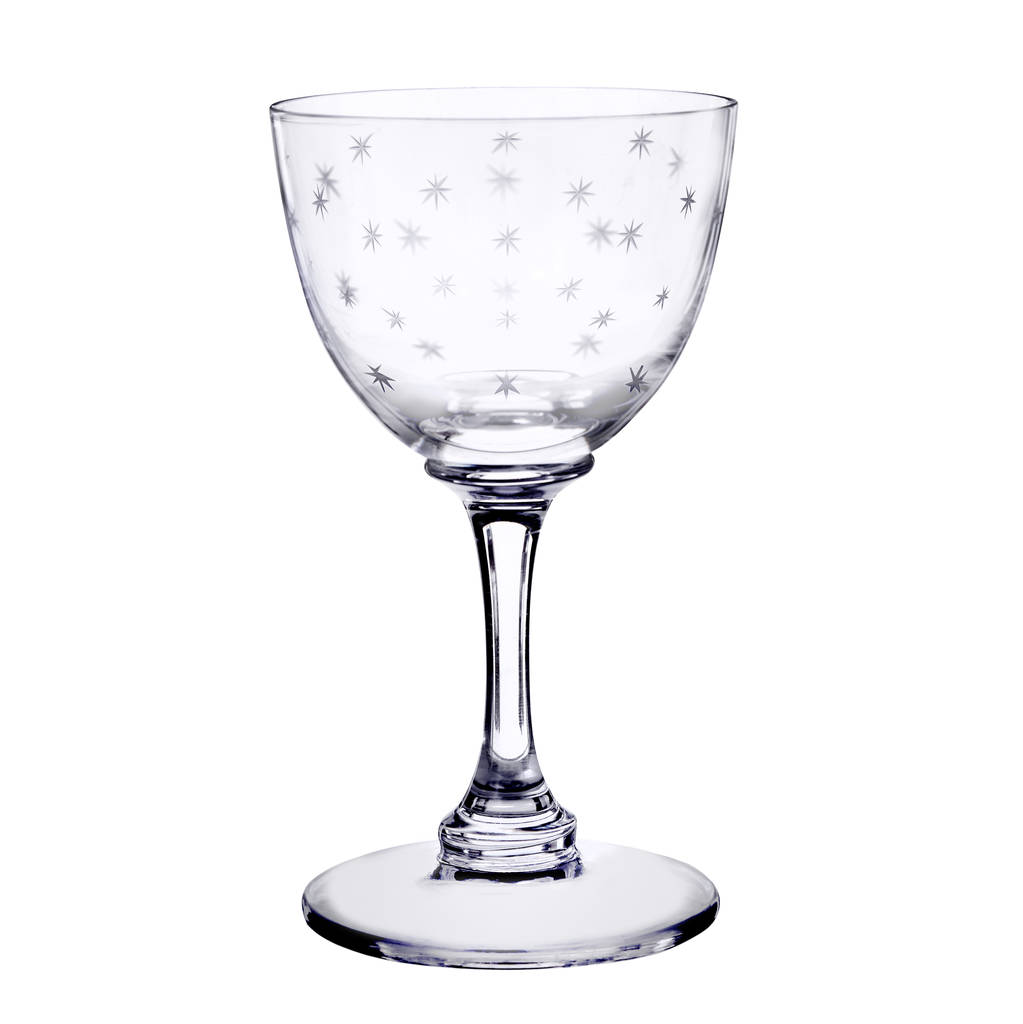 Set Of Six Mixed Liqueur Glasses By The Vintage List