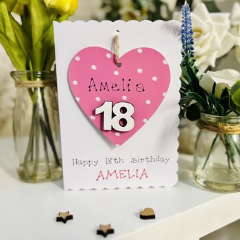 Personalised 18th Birthday Gift For Her And Card, 4 of 7