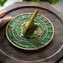 55th Emerald Anniversary Sundial Gift Celebration Present, thumbnail 4 of 5