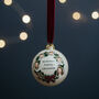 Family Portrait Christmas Bauble, Gift For Families, thumbnail 5 of 10