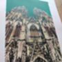 Cologne Cathedral Screenprint, thumbnail 7 of 9