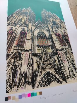 Cologne Cathedral Screenprint, 7 of 9