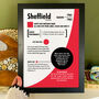 Personalised Print 60th Birthday Gift For Football Fans, thumbnail 4 of 6