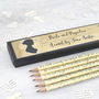 Pride And Prejudice Jane Austen Pencil Set, thumbnail 2 of 10
