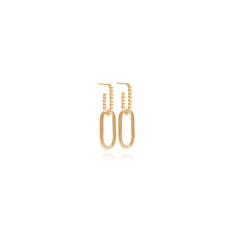 Contrasting Double Link Earrings, 4 of 7