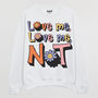 Love Me Not Women's Slogan Sweatshirt, thumbnail 2 of 2