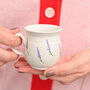 Handmade Lavender Espresso Cup, thumbnail 1 of 3