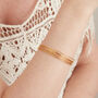 Gold And Silver Multi Wire Layering Bangle, thumbnail 2 of 10