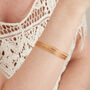 Gold And Silver Multi Wire Layering Bangle, thumbnail 1 of 10