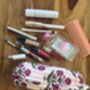 Block Print Washbag, Make Up Pouch, Travel Kit, thumbnail 9 of 12