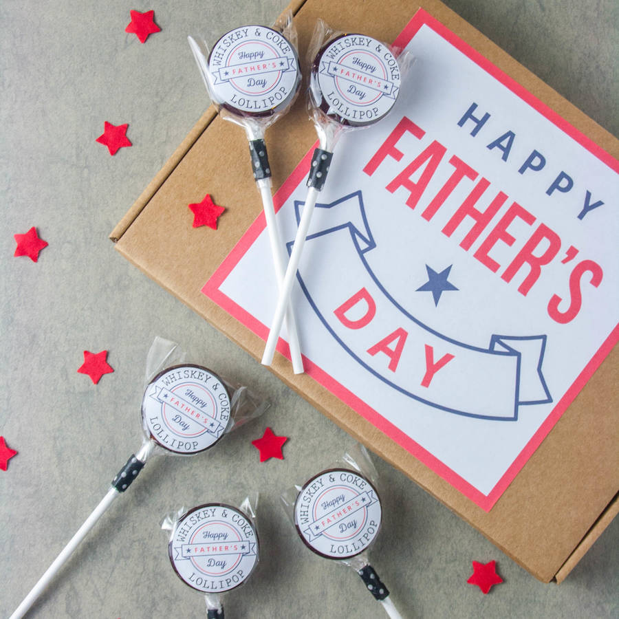 Five Alcoholic Whiskey And Coke Father's Day Lollipops By Holly's ...