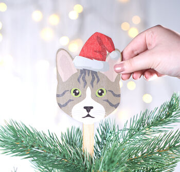 Personalised Cat Breed Tree Topper, 2 of 9