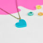 Colourful Love Heart Necklace, thumbnail 2 of 5