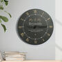 Wedding Gifts Personalised Slate Wall Clock Home Decor, thumbnail 3 of 5