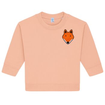 Babies Fox Organic Cotton Sweatshirt, 8 of 8