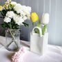 Luxury Mini Handbag Shape White Vase, thumbnail 5 of 8