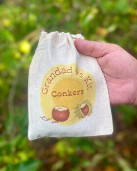 Grandad And Me Personalised Conker Game Set, 3 of 8