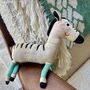 Stripy Pants Zebra Rattle Toy, thumbnail 1 of 7