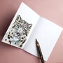 Inky Snow Leopard Notebook, thumbnail 7 of 9