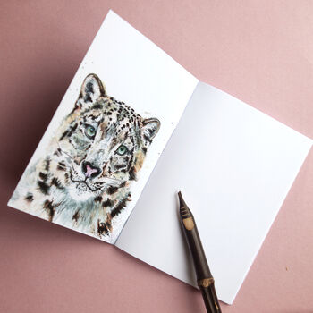 Inky Snow Leopard Notebook, 7 of 9