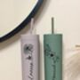 Personalised Birth Flower Name Skinny Tumbler, thumbnail 2 of 6