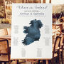 Ireland Map Wedding Table Plan, thumbnail 3 of 5
