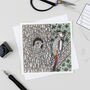 Woodpeckers' Greeting Card, thumbnail 2 of 2