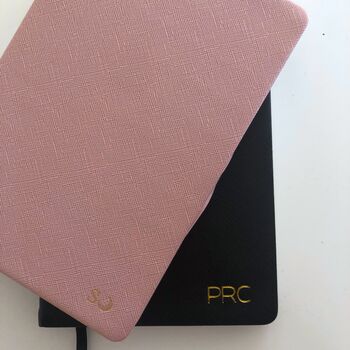 Personalised Journal Pink Or Black, 5 of 11