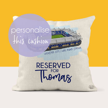 Personalised Leicester City Cushion, 2 of 2