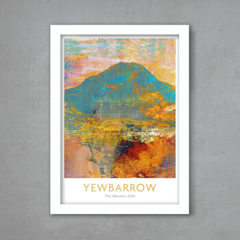 Yewbarrow Abstract Poster Print, 4 of 4