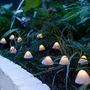 12 Mini Mushroom Solar Stake Lights, thumbnail 2 of 4