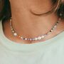 Christa 90s Style Pearl Beaded Coloured Necklace, thumbnail 1 of 5