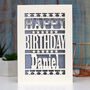 Personalised Happy Birthday Papercut Card, thumbnail 9 of 9